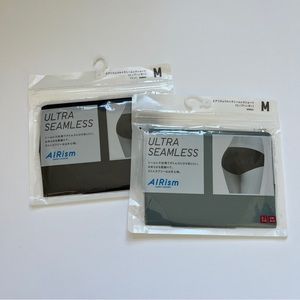 NWT UNIQLO Airism Ultra Seamless Underwear pack of 2